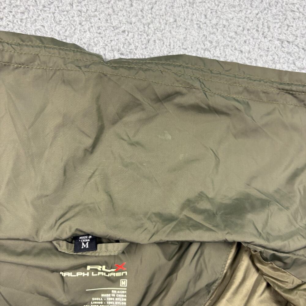 RLX Ralph Lauren Vest Womens Medium Green Full Zip Nylon Softshell Outerwear - Picture 11 of 15